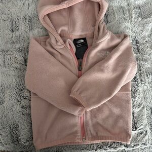 The North Face Kids Light Pink Fleece Hoodie